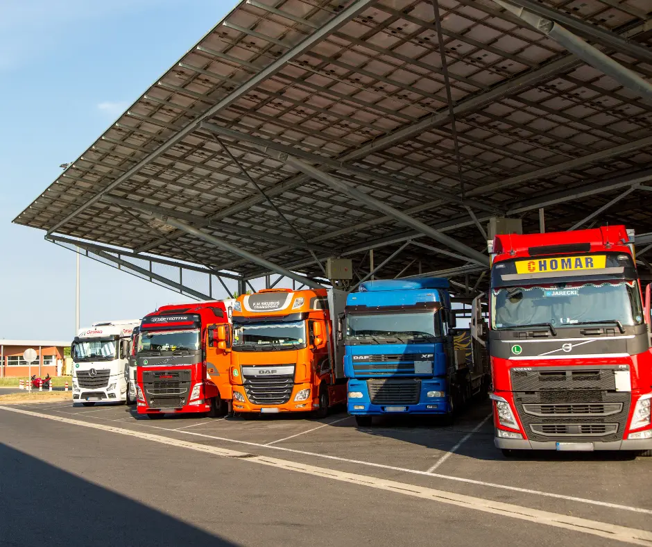 Centre routier poids lourds sécurisé et gardienné Truck Etape Béziers Vendres