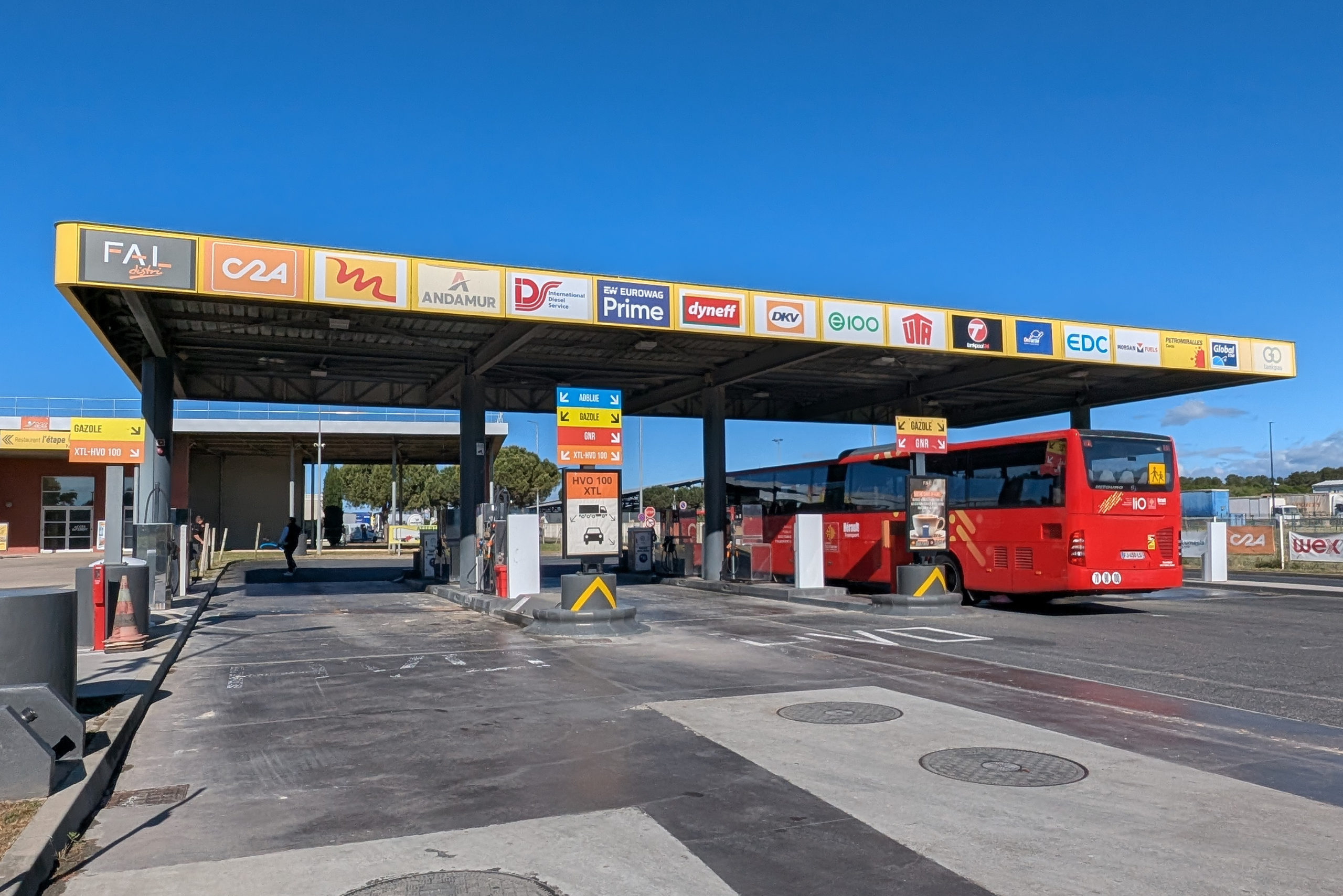Biocarburant HVO100 FAL Distri station-service FAL Distri Vendres Béziers